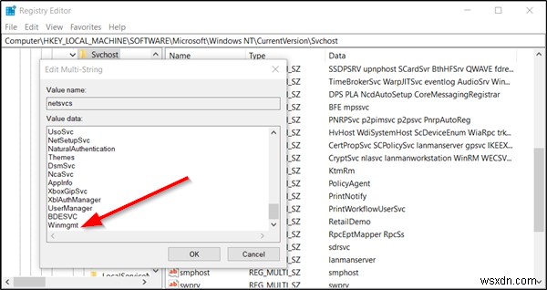 Sửa lỗi công cụ quản lý Windows 1083 