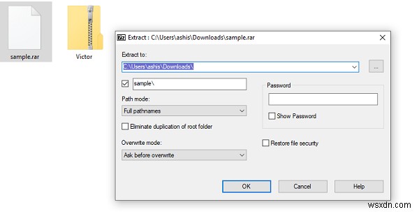 Cách mở tệp RAR trong Windows 11/10 