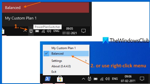 Cách xem Gói năng lượng hoạt động trong Windows 11/10 