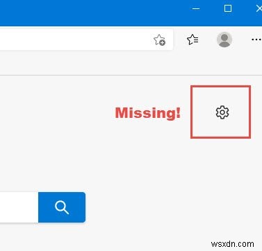 Thiếu tùy chọn tùy chỉnh tab mới trong Microsoft Edge 