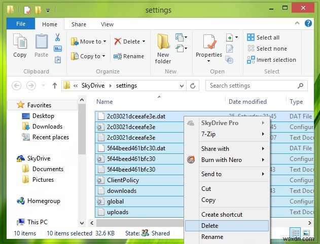 Biểu tượng lỗi Dấu chấm than OneDrive trong Windows File Explorer 