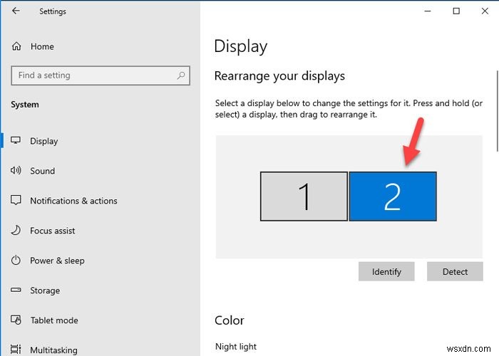 Cách đặt mức Tỷ lệ hiển thị khác nhau cho Nhiều Màn hình trong Windows 11/10 