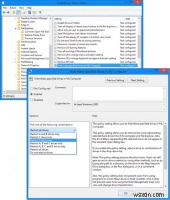 Cách ẩn Drive trong Windows 11/10 