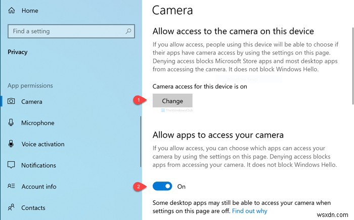 Khắc phục FaceTime Camera không hoạt động trong Windows 10 với Boot Camp 