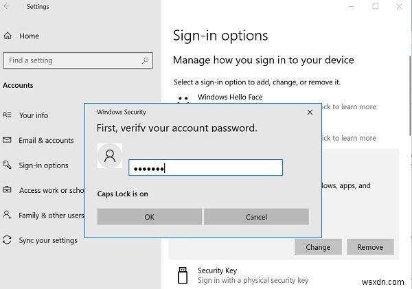 Cách xóa đăng nhập bằng mã PIN trong Windows 11/10 