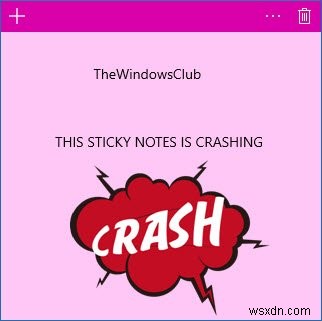 Sticky Notes gặp sự cố và đã ngừng hoạt động trong Windows 11/10 