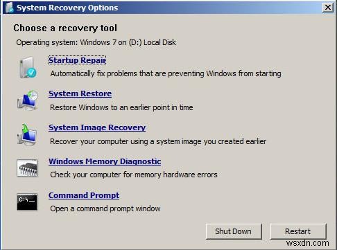 Sửa lỗi Thiếu hệ điều hành không tìm thấy trong Windows 11/10 