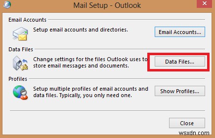 Đường dẫn được chỉ định cho tệp Outlook.pst không hợp lệ 