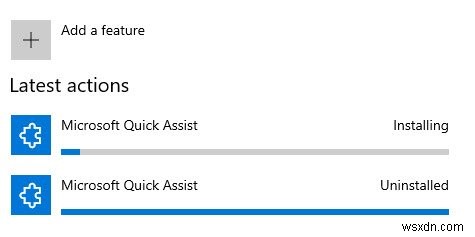 Hỗ trợ nhanh không hoạt động; Bị kẹt khi tải hoặc kết nối trên Windows 11/10 