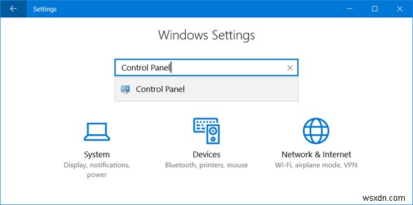 Cách mở Control Panel trong Windows 11/10 