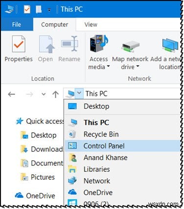 Cách mở Control Panel trong Windows 11/10 