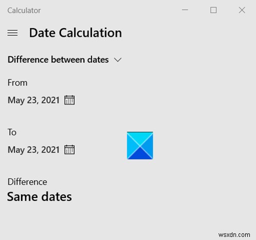 Cách sử dụng Máy tính Windows để thực hiện các phép tính Ngày 