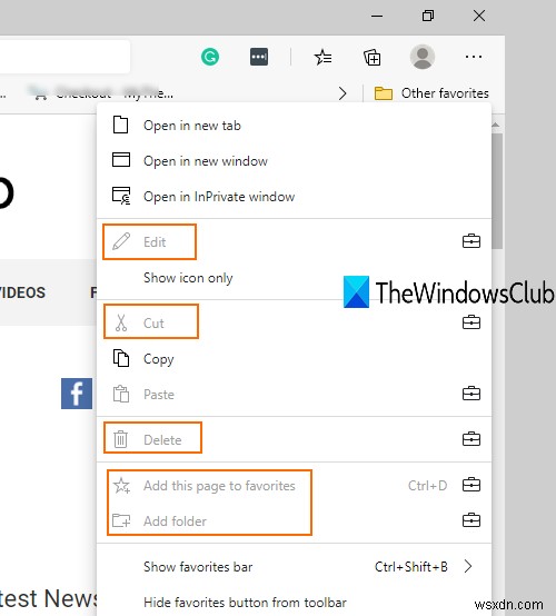 Cách ngăn các thay đổi đối với Mục ưa thích trên Microsoft Edge trên Windows 10 