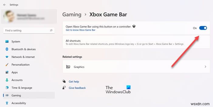 Cách bật hoặc tắt Game DVR hoặc Game Bar trong Windows 11/10 