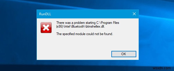 STATUS_DEVICE_POWER_FAILURE hoặc lỗi tệp btmshellex.dll trong Windows 11/10 