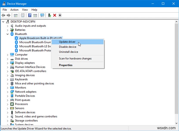 STATUS_DEVICE_POWER_FAILURE hoặc lỗi tệp btmshellex.dll trong Windows 11/10 