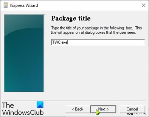 Cách chuyển đổi tệp PowerShell script (PS1) sang EXE bằng IExpress trên Windows 10 