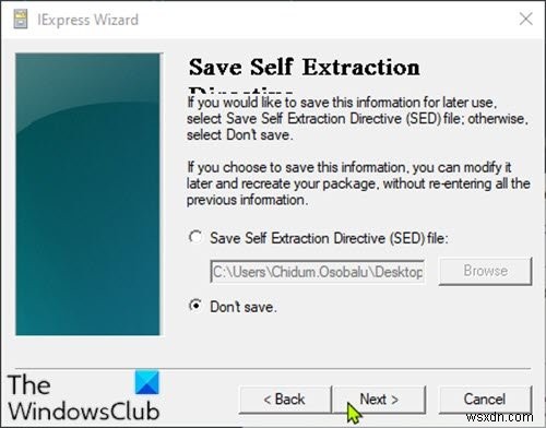 Cách chuyển đổi tệp PowerShell script (PS1) sang EXE bằng IExpress trên Windows 10 