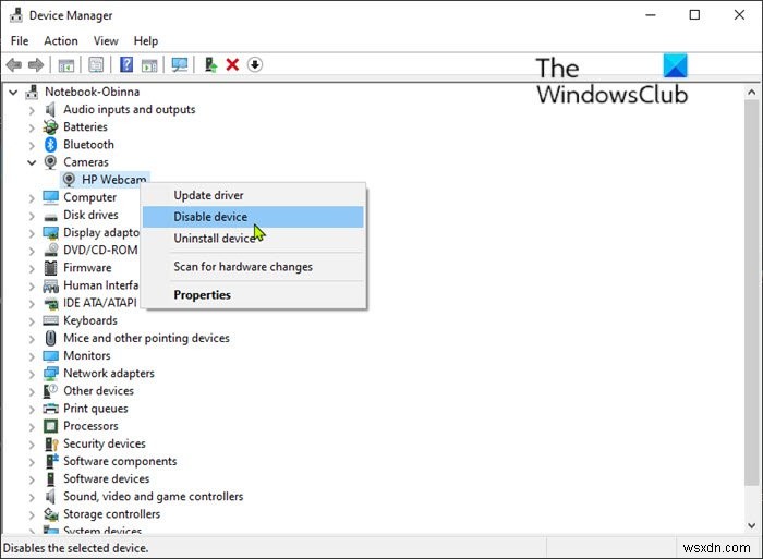 Cách thay đổi Webcam mặc định trong Windows 11/10 