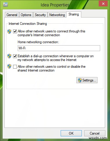 Không thể khởi động mạng được lưu trữ khi thiết lập Windows làm HotSpot 