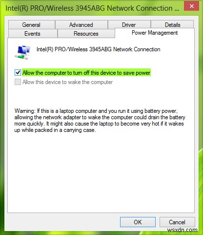 Không thể khởi động mạng được lưu trữ khi thiết lập Windows làm HotSpot 