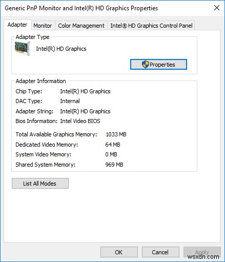 Cách tăng RAM video chuyên dụng trong Windows 11/10 