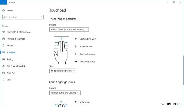 Bật, định cấu hình và sử dụng cài đặt Bàn di chuột chính xác trong Windows 11/10 