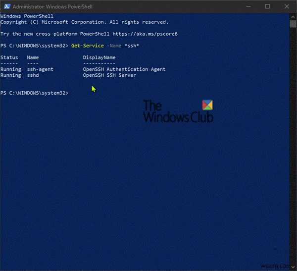 Cài đặt và cấu hình máy khách và máy chủ OpenSSH trên Windows 11/10 