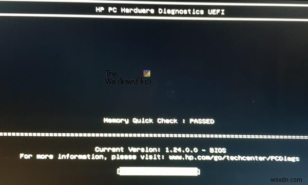 Sử dụng Chẩn đoán phần cứng HP PC UEFI trên Windows 11/10 