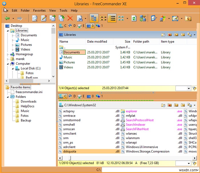 FreeCommander:Trình quản lý tệp thay thế miễn phí cho Windows 11/10 