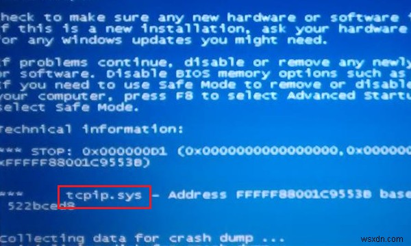 Cách khắc phục lỗi màn hình xanh Tcpip.sys trên máy tính Windows 