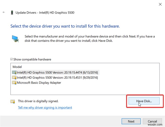 Khắc phục Trình điều khiển đang được cài đặt không được xác thực đối với lỗi máy tính này trên Windows 10 
