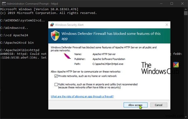 Cách cài đặt Apache trên Windows 11/10 
