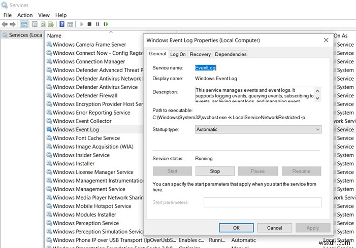 Nhật ký của Trình xem sự kiện bị thiếu trong Windows 11/10 