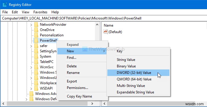 Cách bật hoặc tắt thực thi tập lệnh Windows PowerShell 