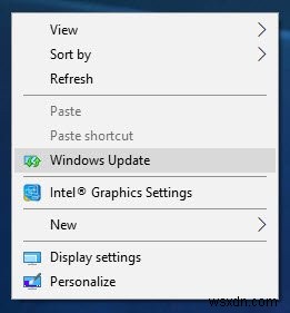 Cách thêm Windows Updates vào Menu ngữ cảnh trong Windows 11/10 