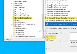 Cách vô hiệu hóa quyền truy cập và các lớp Lưu trữ có thể tháo rời trong Windows 10 