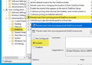Cách ngăn người dùng đồng bộ hóa tài khoản OneDrive cá nhân 