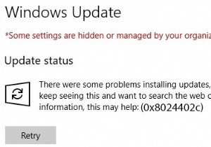 Cách khắc phục Mã lỗi Windows Update 0x8024402c 