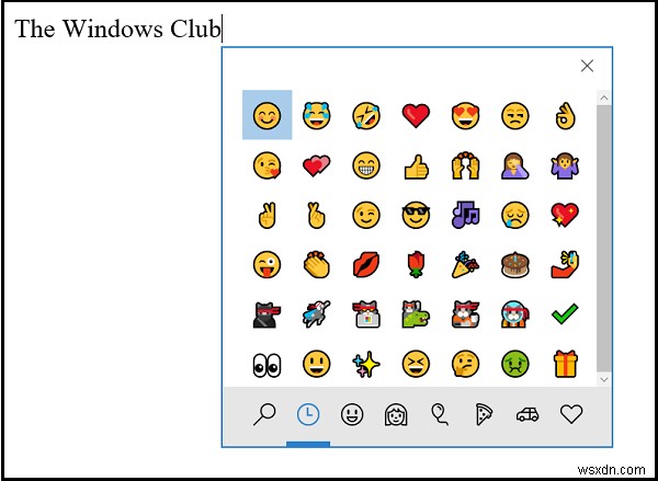 Cách sử dụng, tắt, bật Bảng biểu tượng cảm xúc trong Windows 11/10 