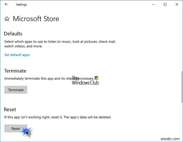 Khắc phục lỗi cập nhật ứng dụng Microsoft Store - Mã xảy ra không mong muốn:0x80070141 