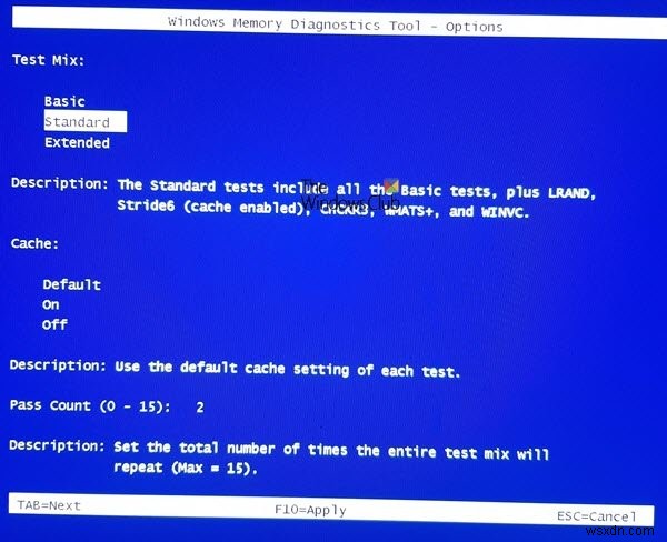 Cách chạy Công cụ chẩn đoán bộ nhớ Windows trong Windows 11/10 