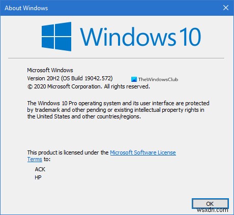 Windows 10 phiên bản 20H2 - Các vấn đề và sự cố đã biết 