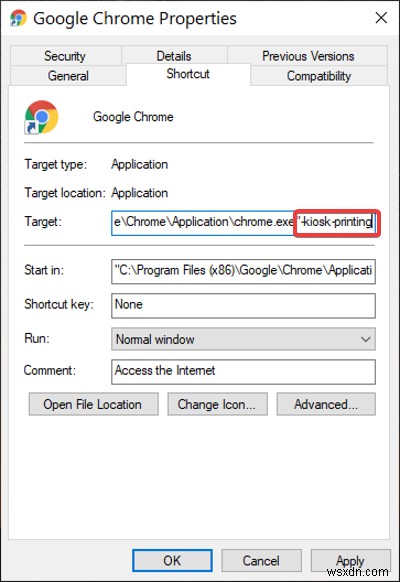 Cách bật hoặc tắt Hộp thoại In Hệ thống trong trình duyệt Chrome 