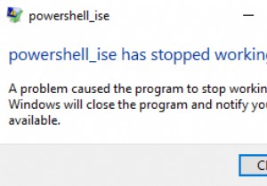 Windows PowerShell bị treo sau khi nhấp nháy với lỗi PowerShell_ise đã ngừng hoạt động 