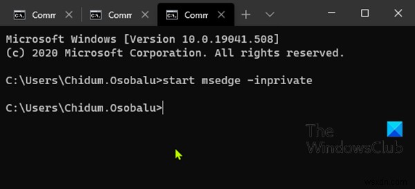 Cách mở trình duyệt Edge bằng Command Prompt trên Windows 10 