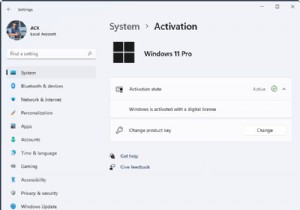 Phương pháp kích hoạt khóa sản phẩm và quyền kỹ thuật số trong Windows 11/10 
