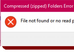 Lỗi thư mục nén (đã nén) trong Windows 10 - Không tìm thấy tệp hoặc Không có quyền đọc 