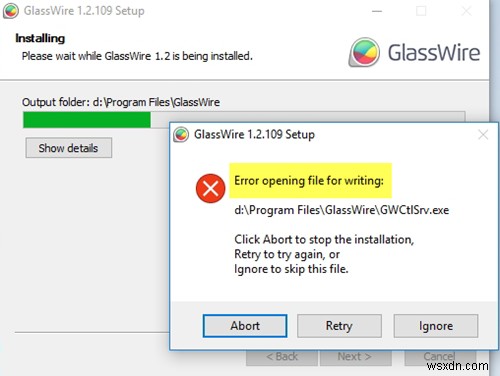 Sửa lỗi khi mở tệp để ghi trên Windows 11/10 