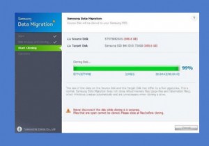 Di chuyển dữ liệu của Samsung bị kẹt ở 0%, 99% hoặc 100% 